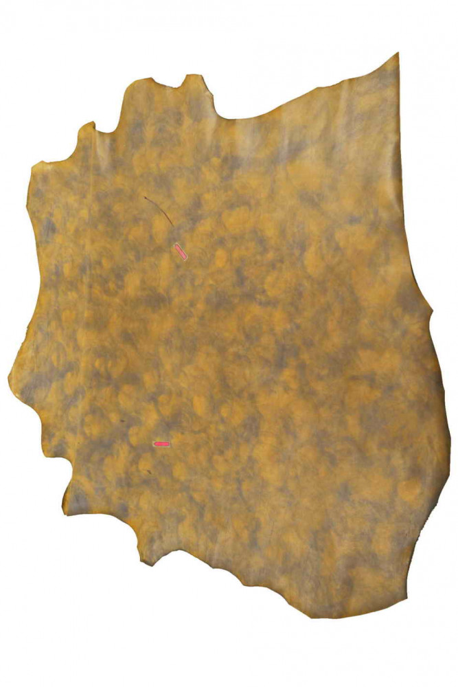 Beige grey VEGETABLE TANNED leather...