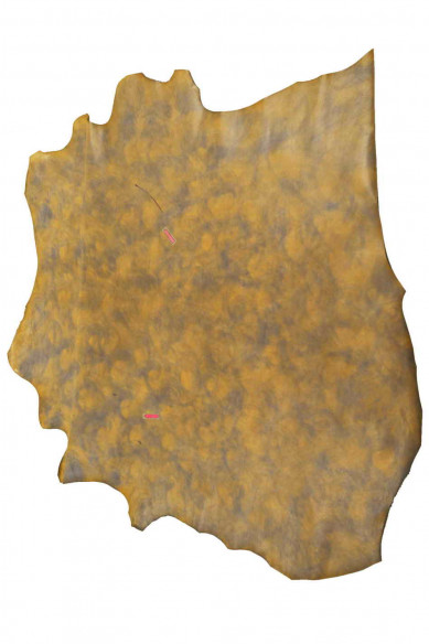 Pelle CONCIA VEGETALE beige grigio, pellame liscio vintage vitellino semi lucido rigido sportivo