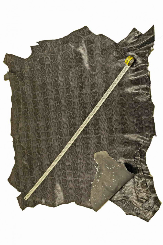 Pelle stampa PITONE GRIGIO, pellame...