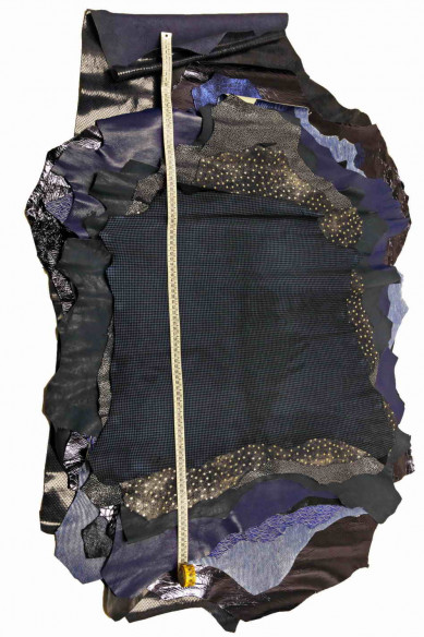 3 Random leather skins, BLUE tones, printed or/and solid leather,suede, metallic, choose your favourite match!