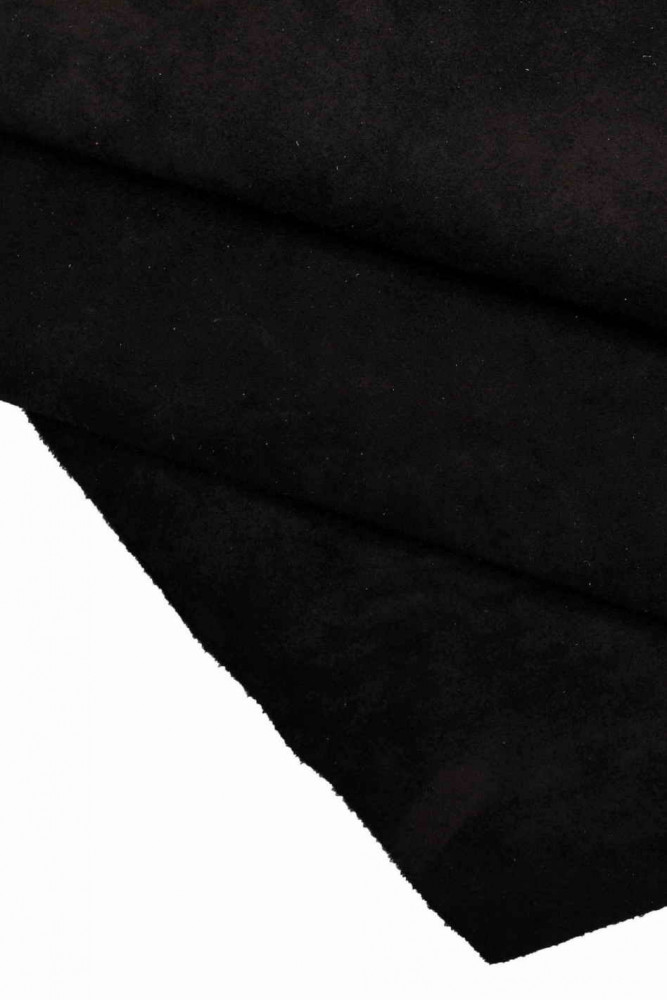 VITELLO SCAMOSCIATO nero, pelle di...