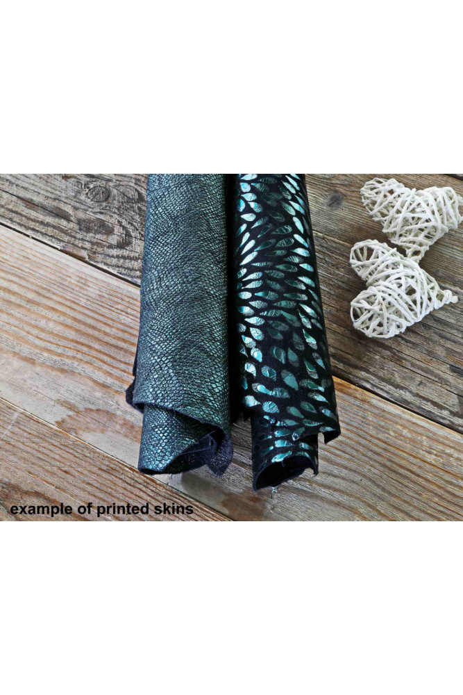 2 Pelli intere casuali colore VERDE,...