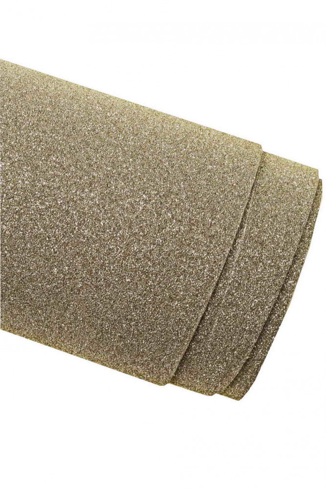 Dark SILVER glitter leather hide,...