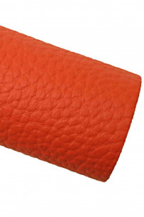 Red PEBBLE grain leather... 2