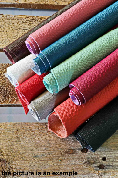 Leather scraps, PEBBLE and grainy calfskin solid colors, grain cowhide remnants, random assortment, italian leather  1lbs-2lbs