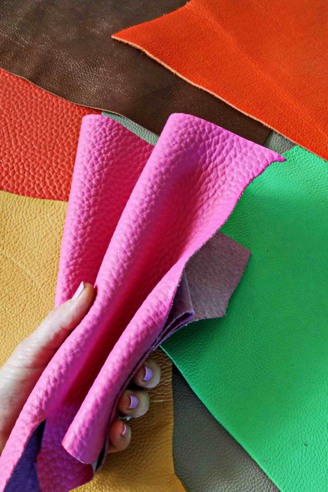 Ritagli di pellami di vitello con...