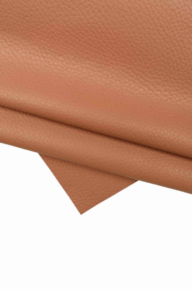 Pink DOLLAR printed leather hide, soft pebble grain embossed cowhide, semi glossy calfskin