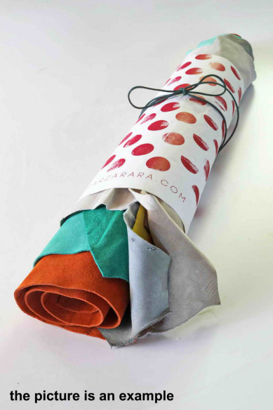 Leather SUEDE and NUBUCK remnants - big size cutouts - solid colors, light SUMMER colors, crafting italian leather scraps