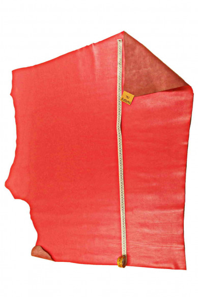 Pellame LISCIO rosa, vitello pieno fiore lucido, pelle morbida sportiva