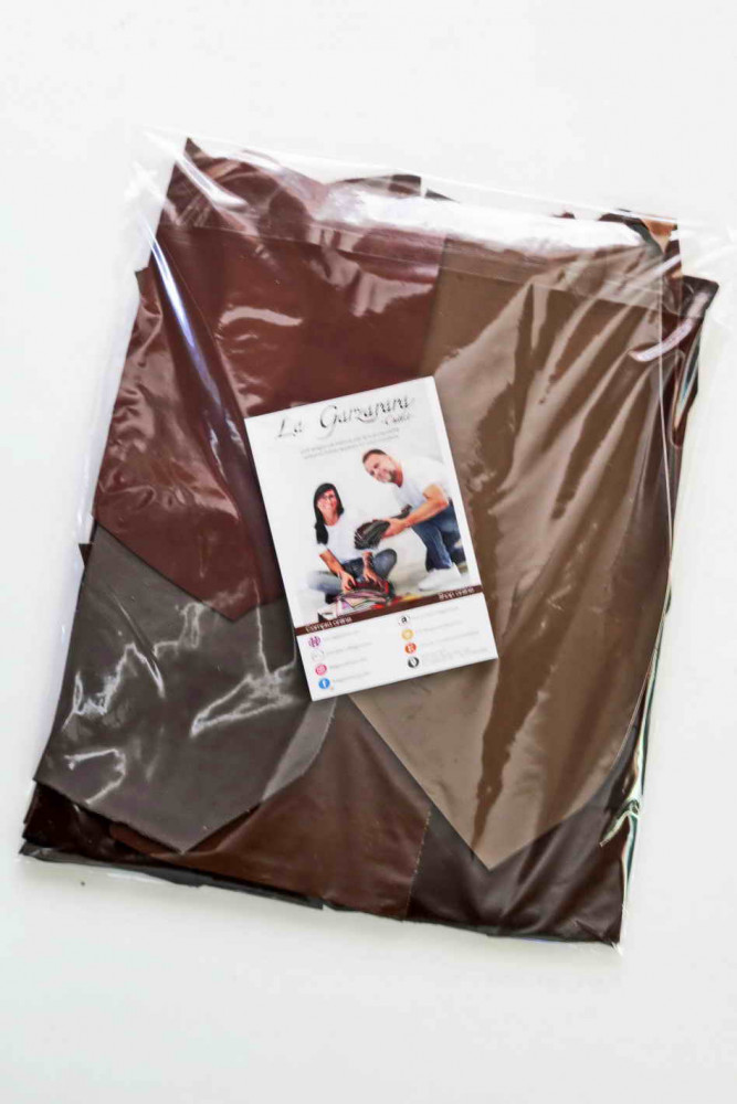 SMOOTH calf SCRAPS bag, solid color...