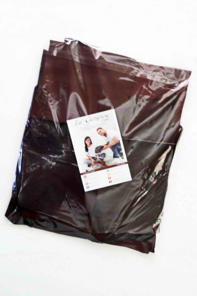 SMOOTH calf SCRAPS bag, solid color different tones of BURGUNDY, finishings various from 1.0 to 1.3 mm(2-3 oz)  1 lbs - 2 lbs