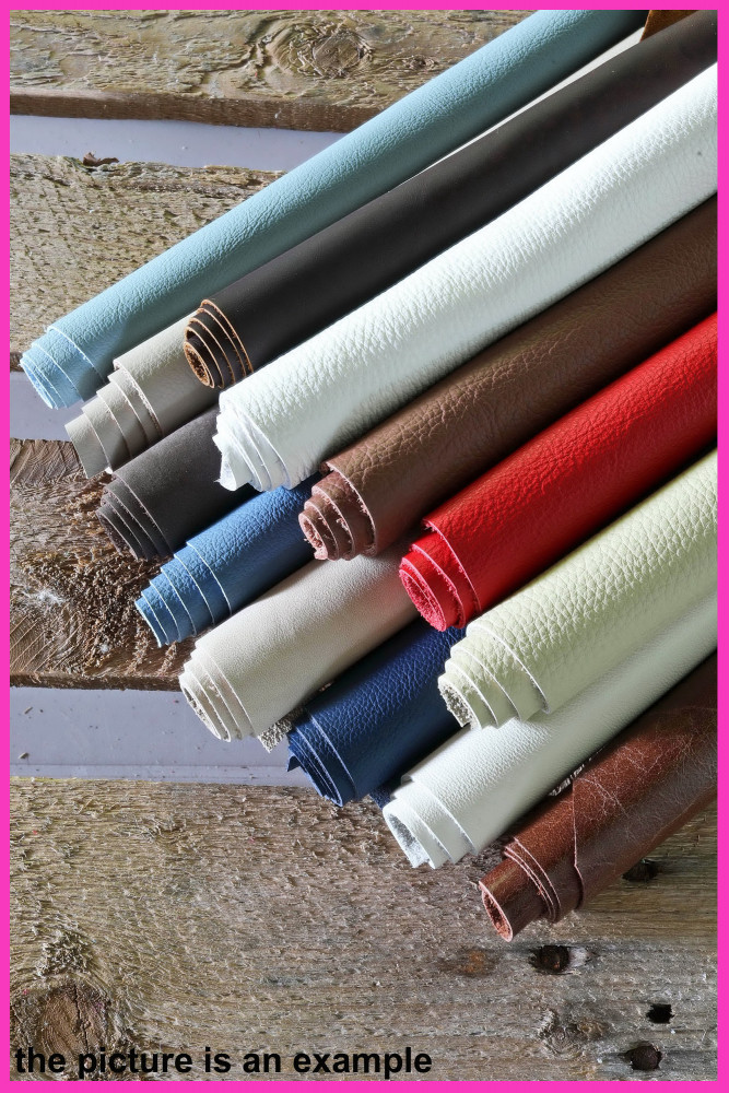 Upholstery calf PIECES, solid colors, random assortment, sporty soft remnants, thickness 1.0-1.6mm   1 kg(2 lbs) - 2 kg(4 lbs)