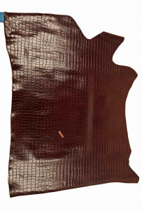DARK RED crocodile printed... 2