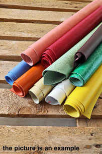 Pezzi di pelle TINTA UNITA...