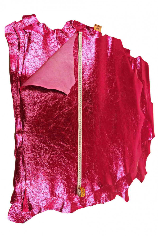 Wine RED metallic leather skin,...