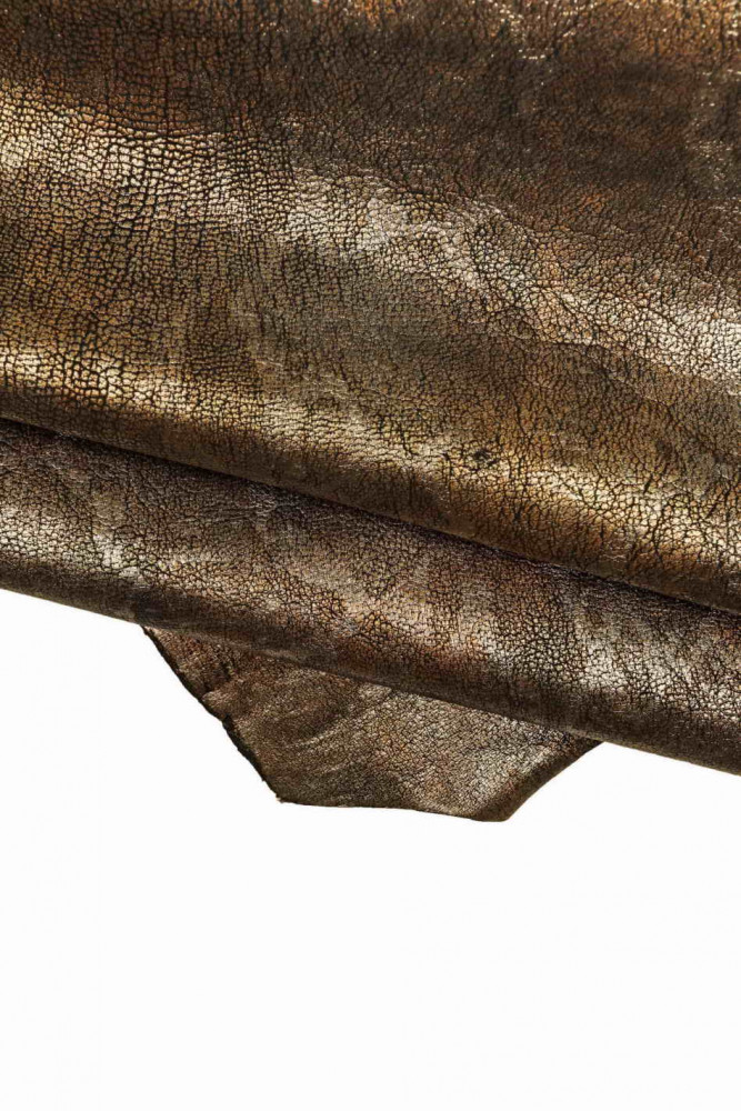 PYTHON textured metallic leather skin, steel burgundy reptile print goatskin, soft snake pattern skin