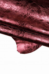 PURPLE metallic leather...