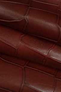 Burgundy crocodile EMBOSSED... 2