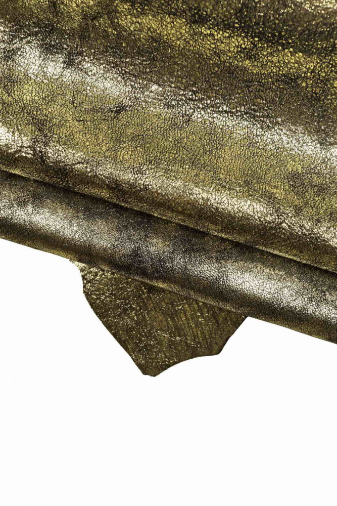 Steel metal DISTRESSED leather skin,...