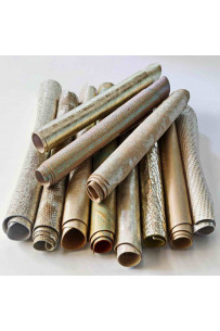 LEATHER scraps - PLATINUM...