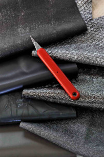 LEATHER scraps - DARK GREY... 2