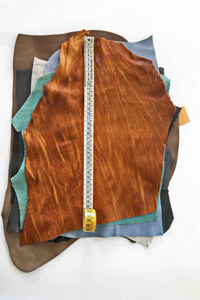 LEATHER scraps - CARVED, colors and...