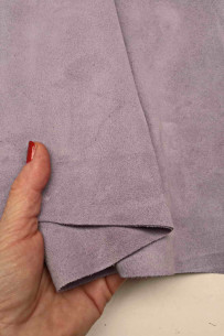 Lilac SPLIT leather hide,...