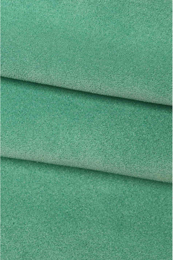 Pellame SCAMOSCIATO turchese, pelle...