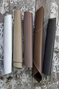 5 Ritagli di pellami unici...