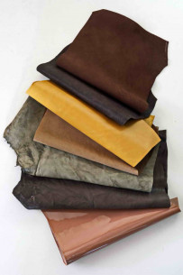 7 Selected leather scraps,... 2