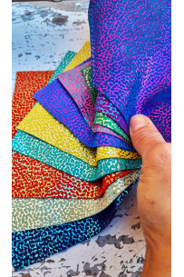 10 Selected leather scraps,...