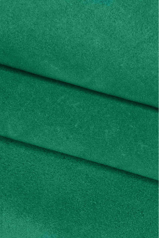 Pellame SCAMOSCIATO verde, crosta di...
