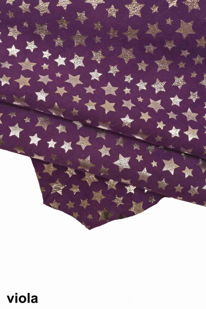 Camoscio stampa STELLE, pellame...