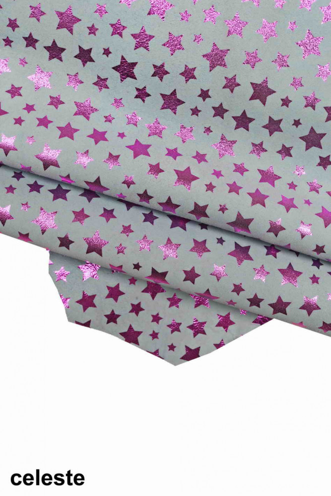 Camoscio stampa STELLE, pellame...