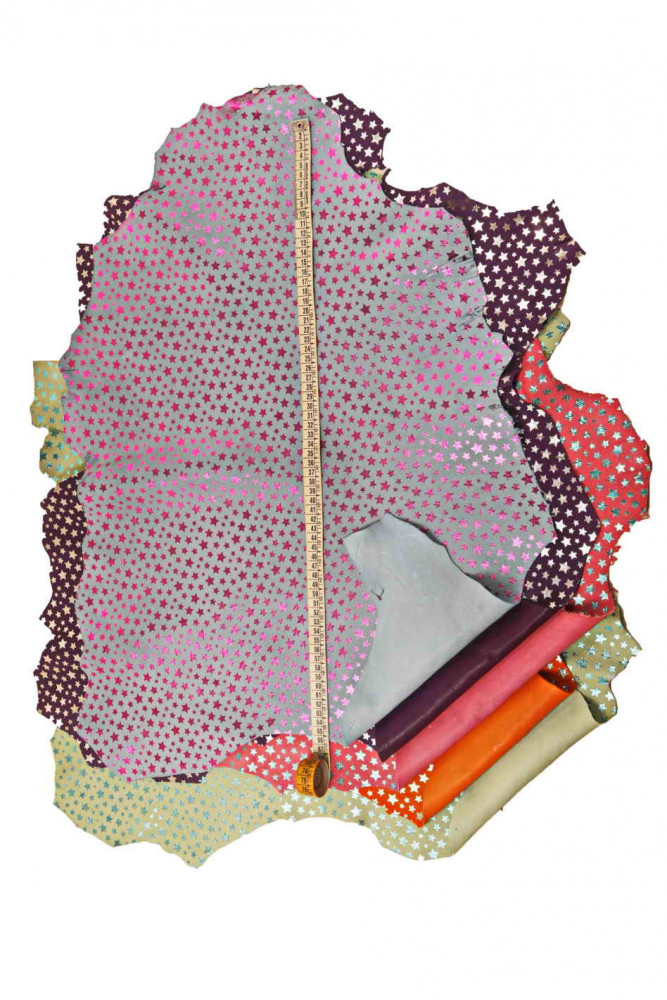 Camoscio stampa STELLE, pellame...