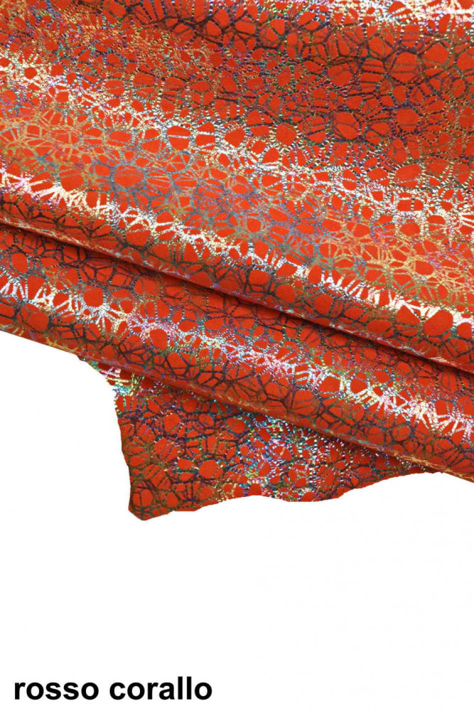 Pelle laminata IRIDESCENTE, camoscio...