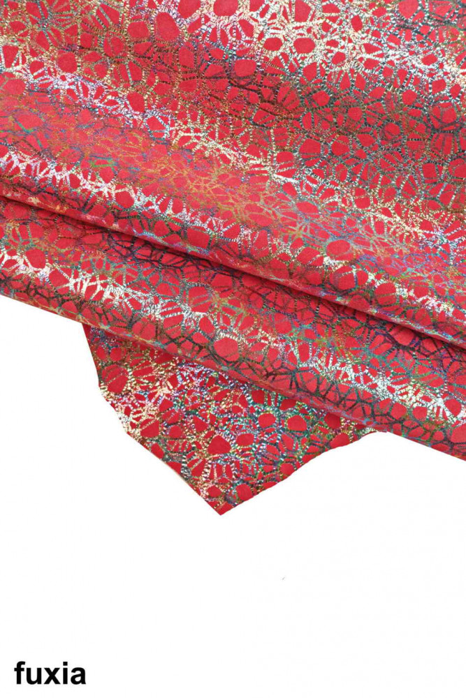 Pelle laminata IRIDESCENTE, camoscio...