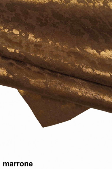 Pelle SCAMOSCIATA con stampa schizzo laminata, pellame di crosta metallizzata stampata, vitello morbido laminato