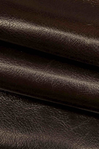 Dark BROWN leather hide,... 2