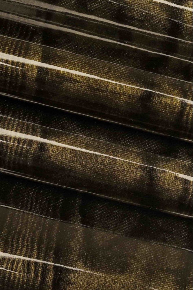 Dark green PYTHON textured leather...