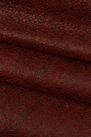 Pelle stampa CRACKLE, capra scamosciata stampata marrone, verde, blu e bordeaux, pelle di camoscio motivo crack