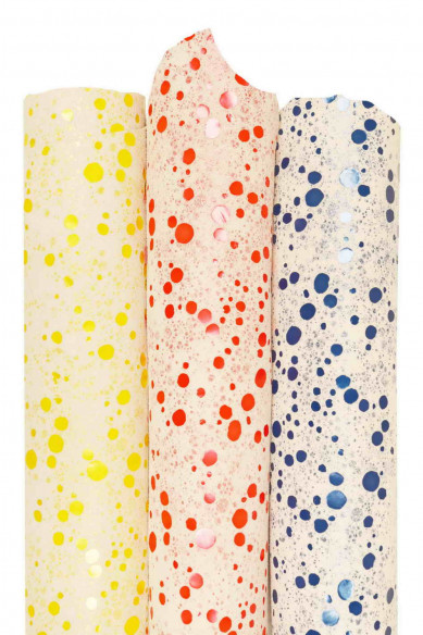 Textured SUEDE goatskin, yellow red blue pattern on white suede leather skin, soft