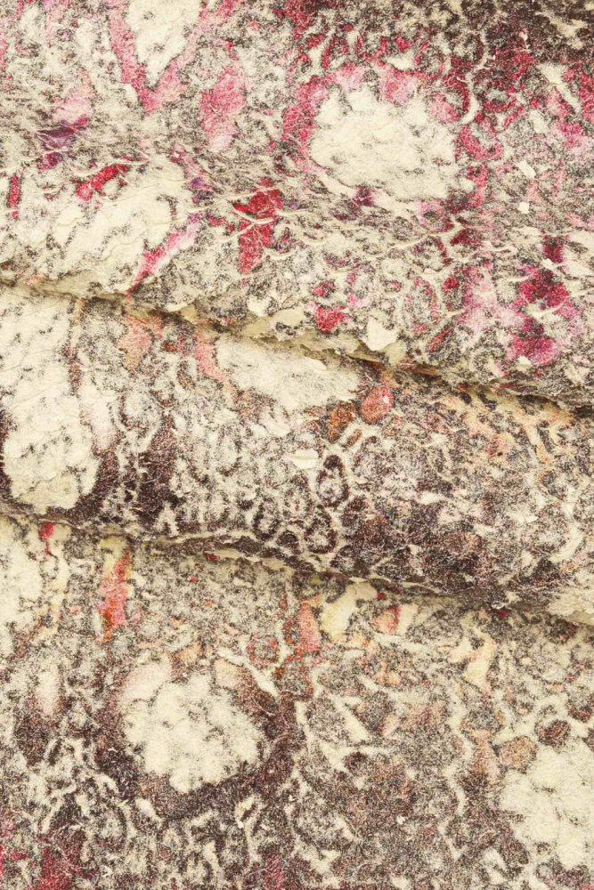 Pelle stampata PITONE rosa, blu,...