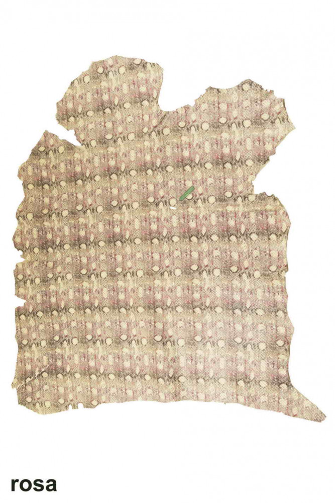 Pelle stampata PITONE rosa, blu,...