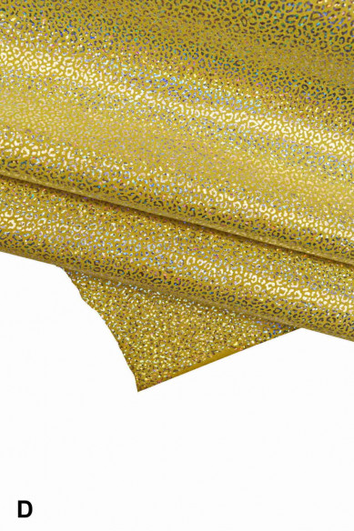 Blue yellow metallic SUEDE calfskin, soft bright printed cowhides, original leather hides in different textures