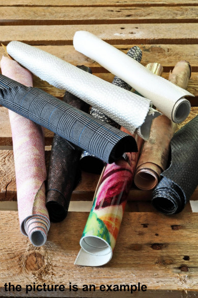 PRINTED Leather Pieces Random Assortment - medium size -mix of colors, patterns, Crafting Bundles  1 lbs- 1,7 lbs- 2 lbs- 4 lbs