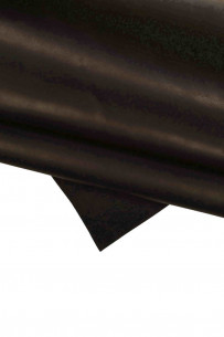 BLACK soft leather hide,...