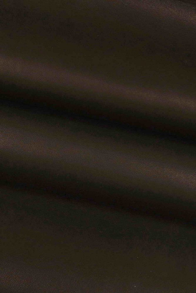 BLACK soft leather hide, smooth silky...