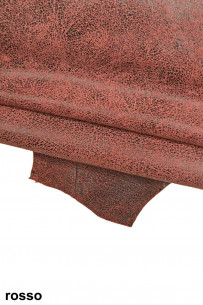 Pelle stampa CRACKLE rosso,... 2