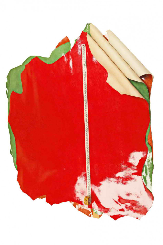 Lizard printed PATENT sheepskin,...